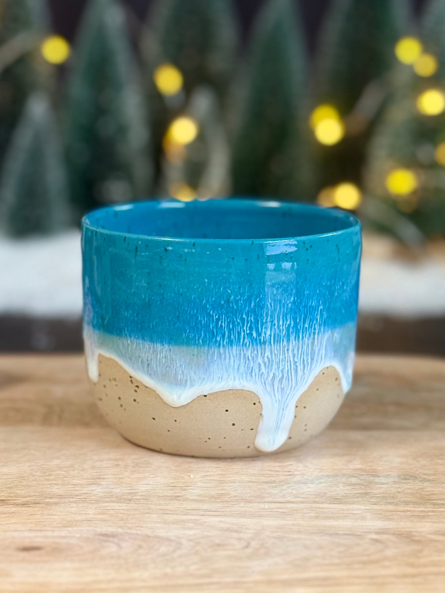 Baristabecher in "Waves“ Petrol, 250ml