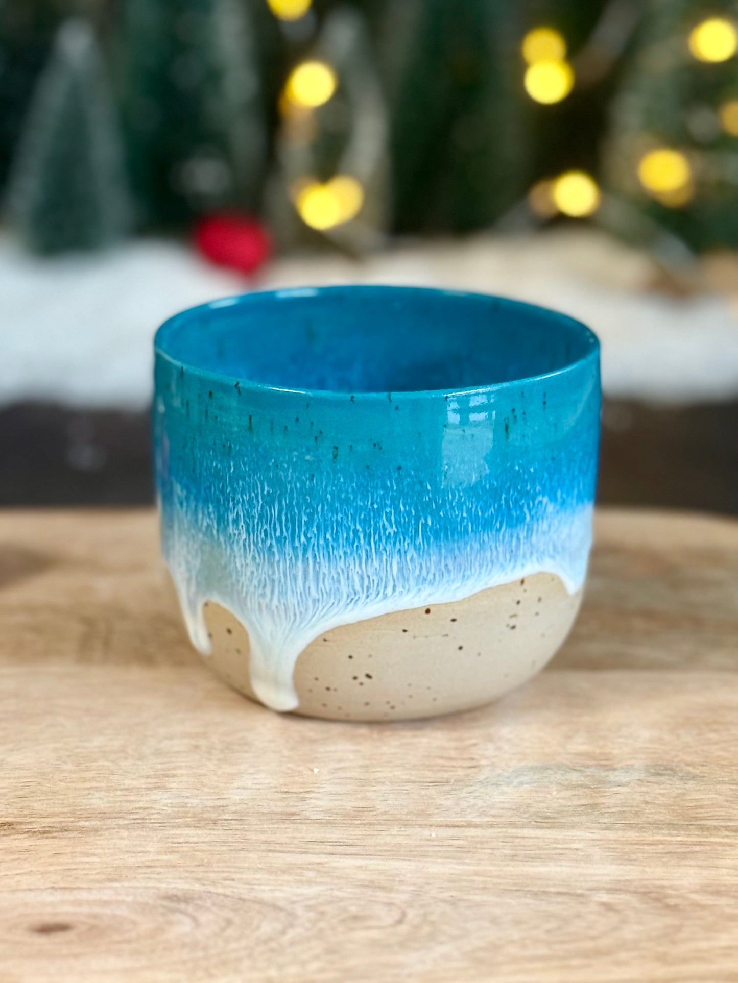 Baristabecher in "Waves“ Petrol, 250ml