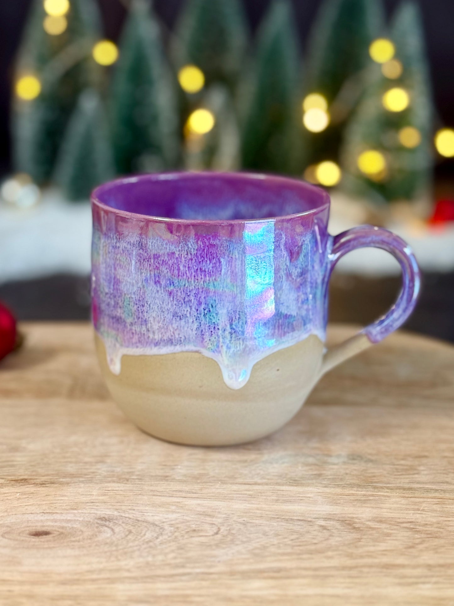Tasse in "Lila Regenbogen" mit iriserenden Effekt #37, 350ml