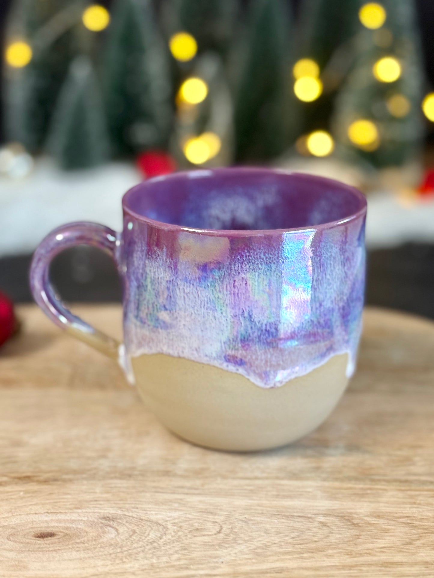 Tasse in "Lila Regenbogen" mit iriserenden Effekt #37, 350ml