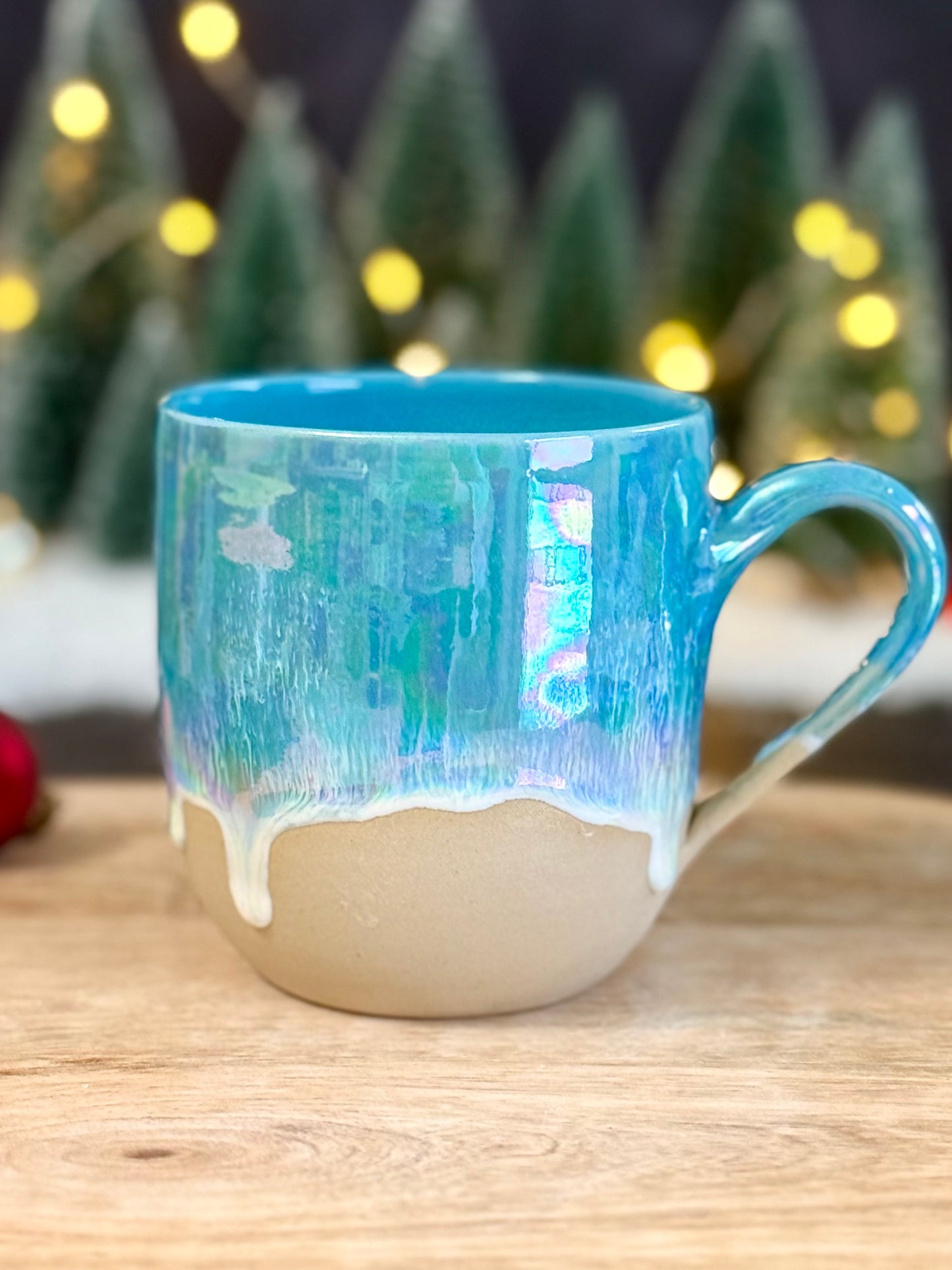 Tasse in "Rainbow Waves" mit iriserenden Effekt, #44, 380ml