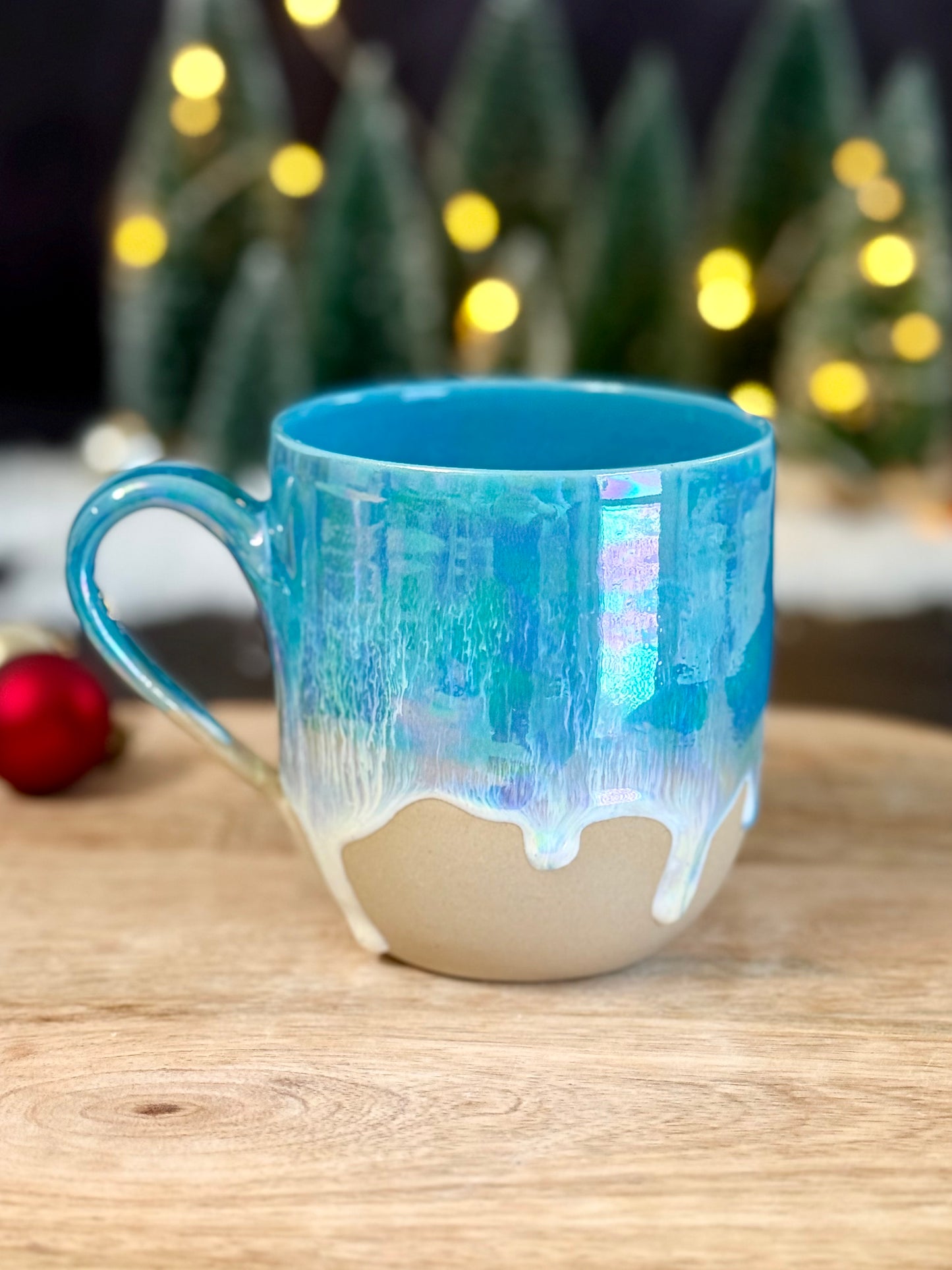 Tasse in "Rainbow Waves" mit iriserenden Effekt, #44, 380ml