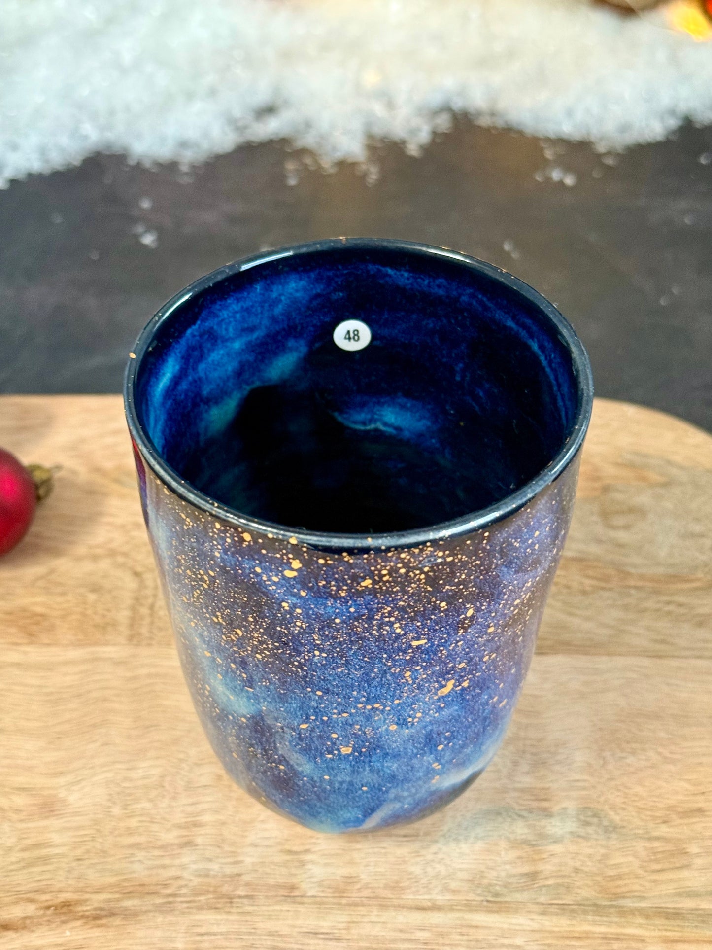 Lattebecher Galaxy mit Echtgold, #48, 380ml