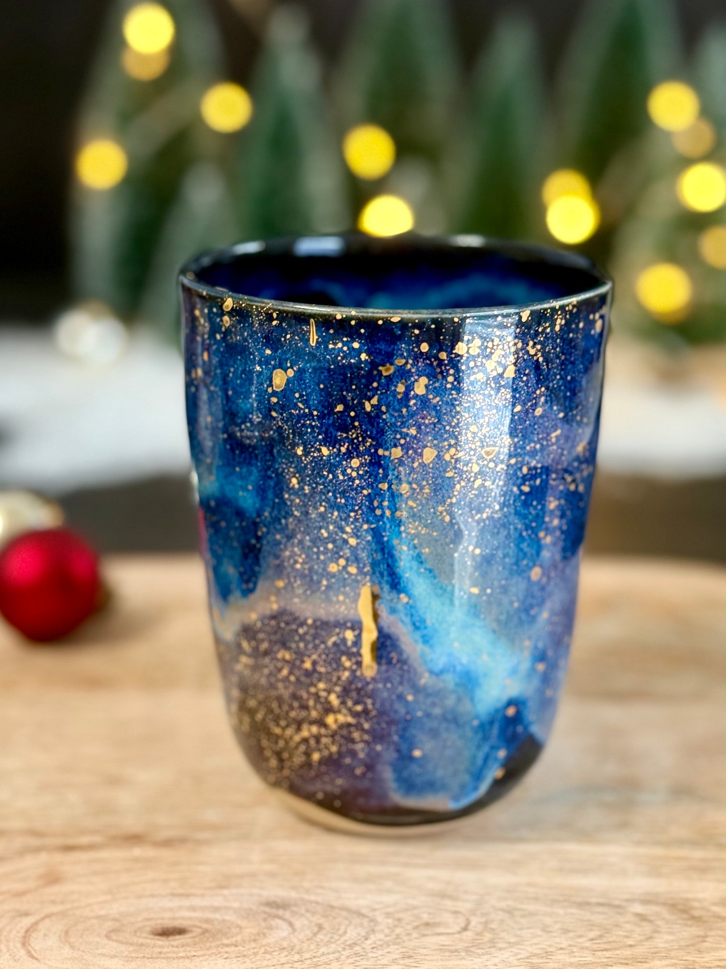 Lattebecher Galaxy mit Echtgold, #48, 380ml