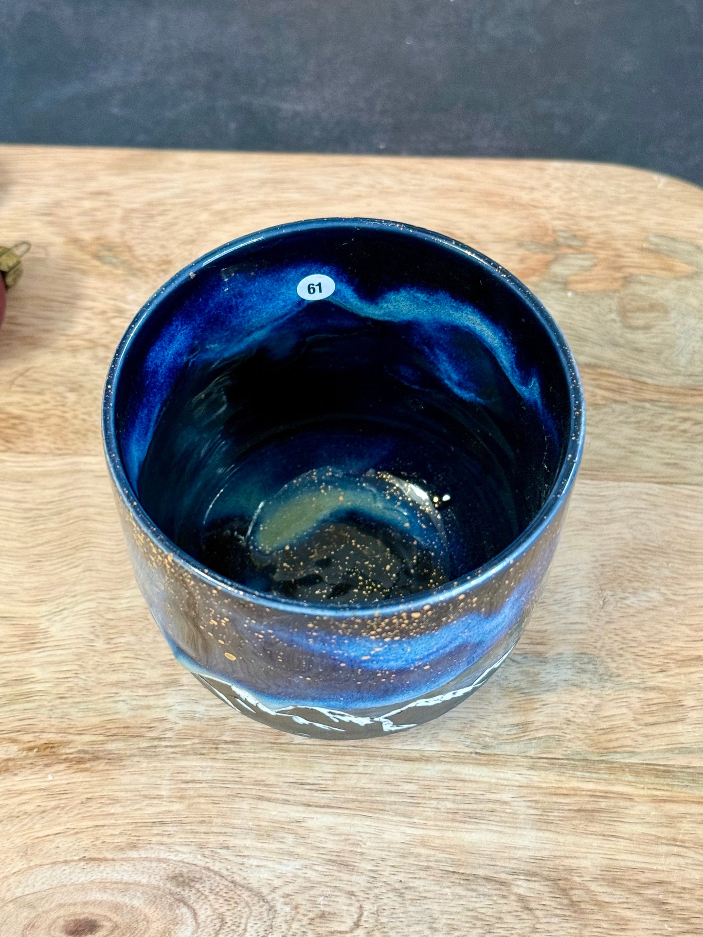 Porzellan "Galaxy Mountains" mit Echtgold,#61, 300ml