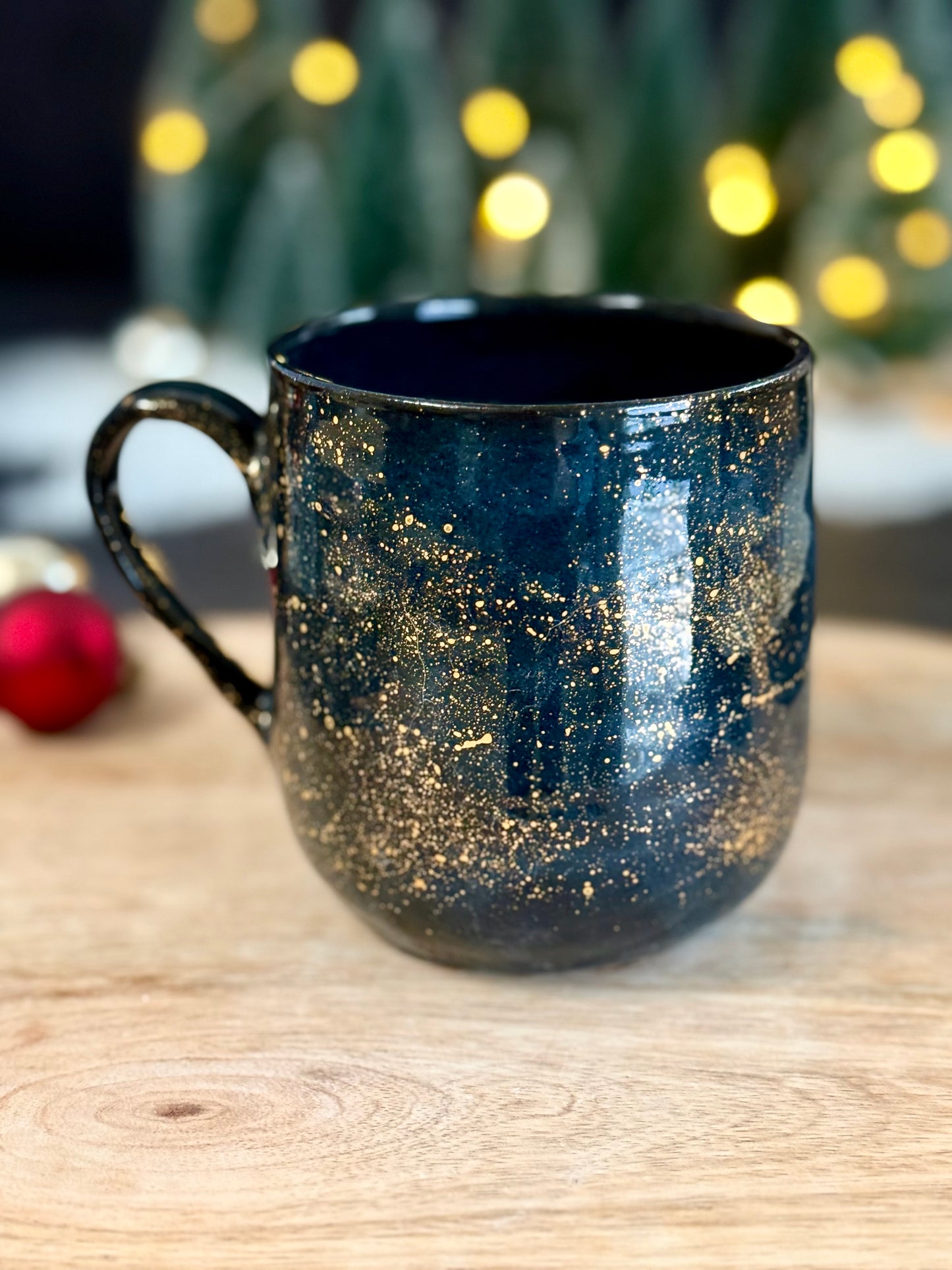Tasse in "Stardust" mit Echtgold,#68, 400ml