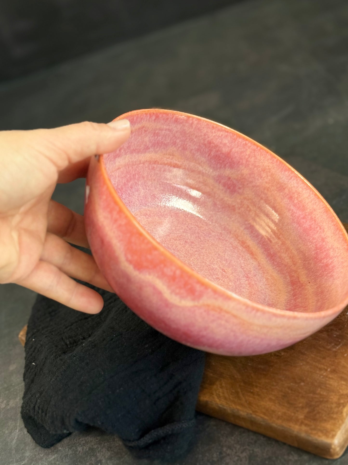 Bowl/ Pastaschale in "Flamingo", 17cm, #170, *Reduziert