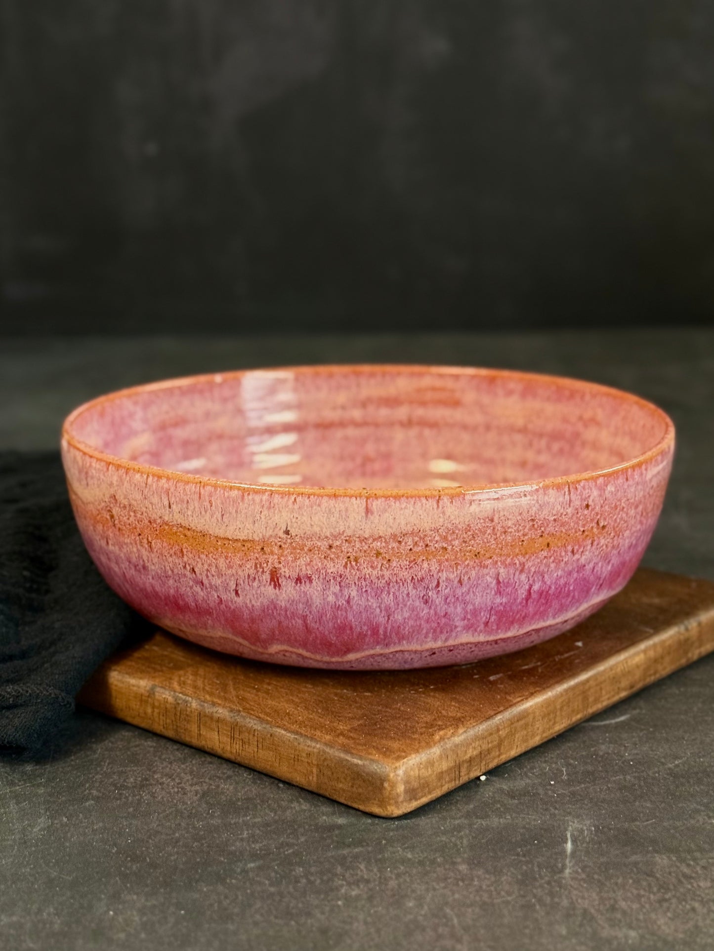 Bowl/ Pastaschale in "Flamingo"Spots, 18cm, #171