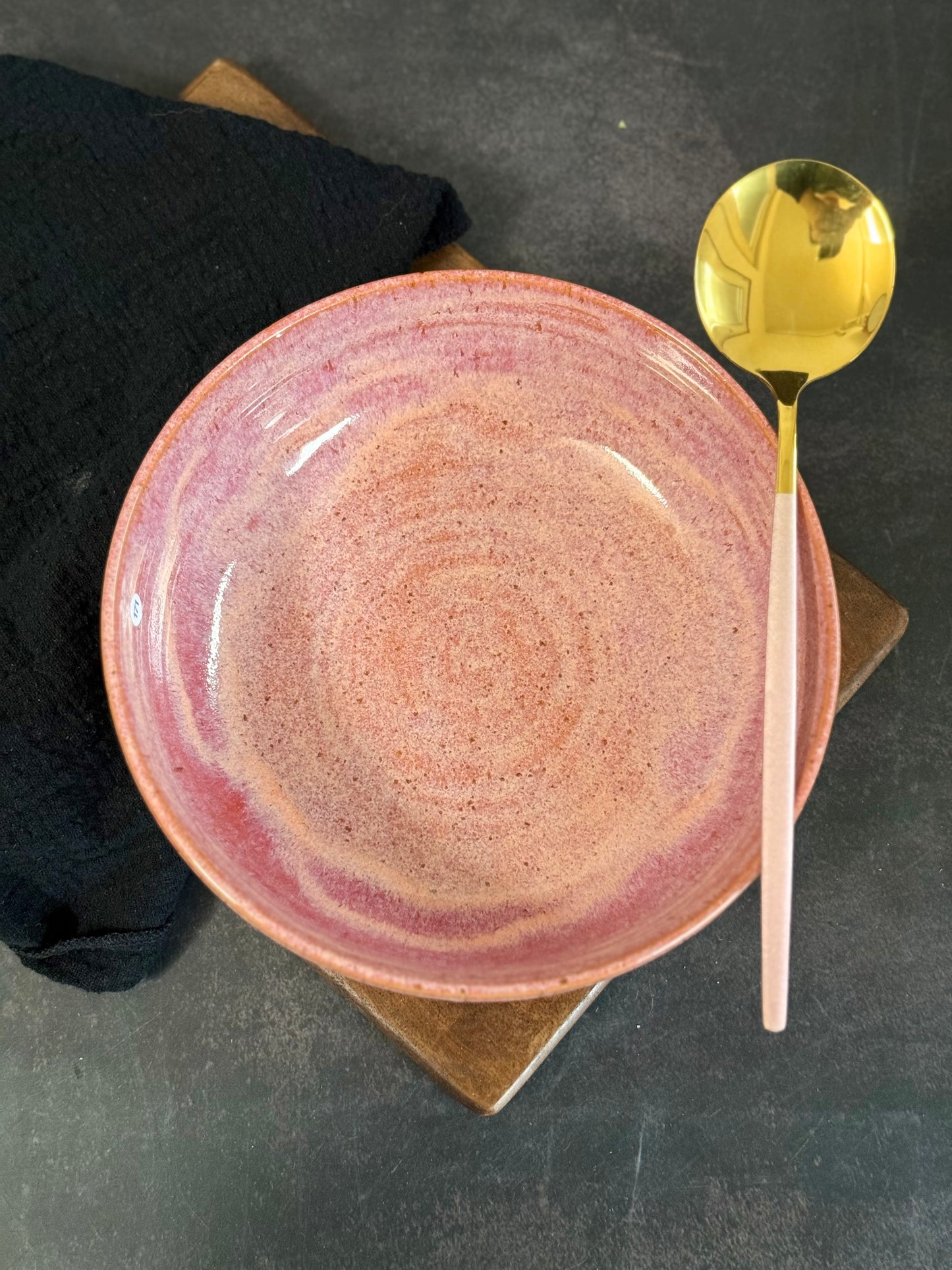 Bowl/ Pastaschale in "Flamingo"Spots, 18cm, #171