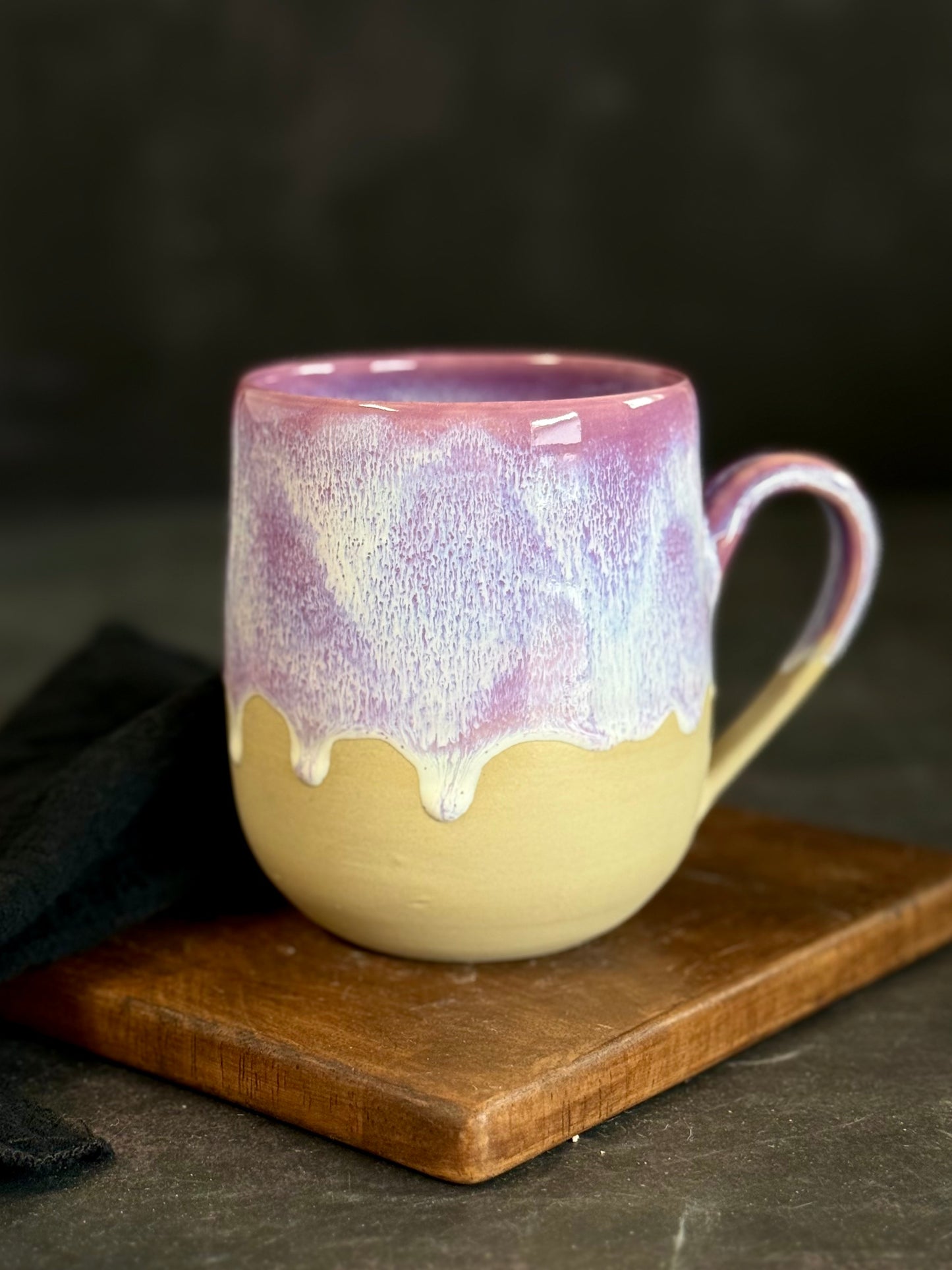 Tasse in Lila Waves, 450ml, #186