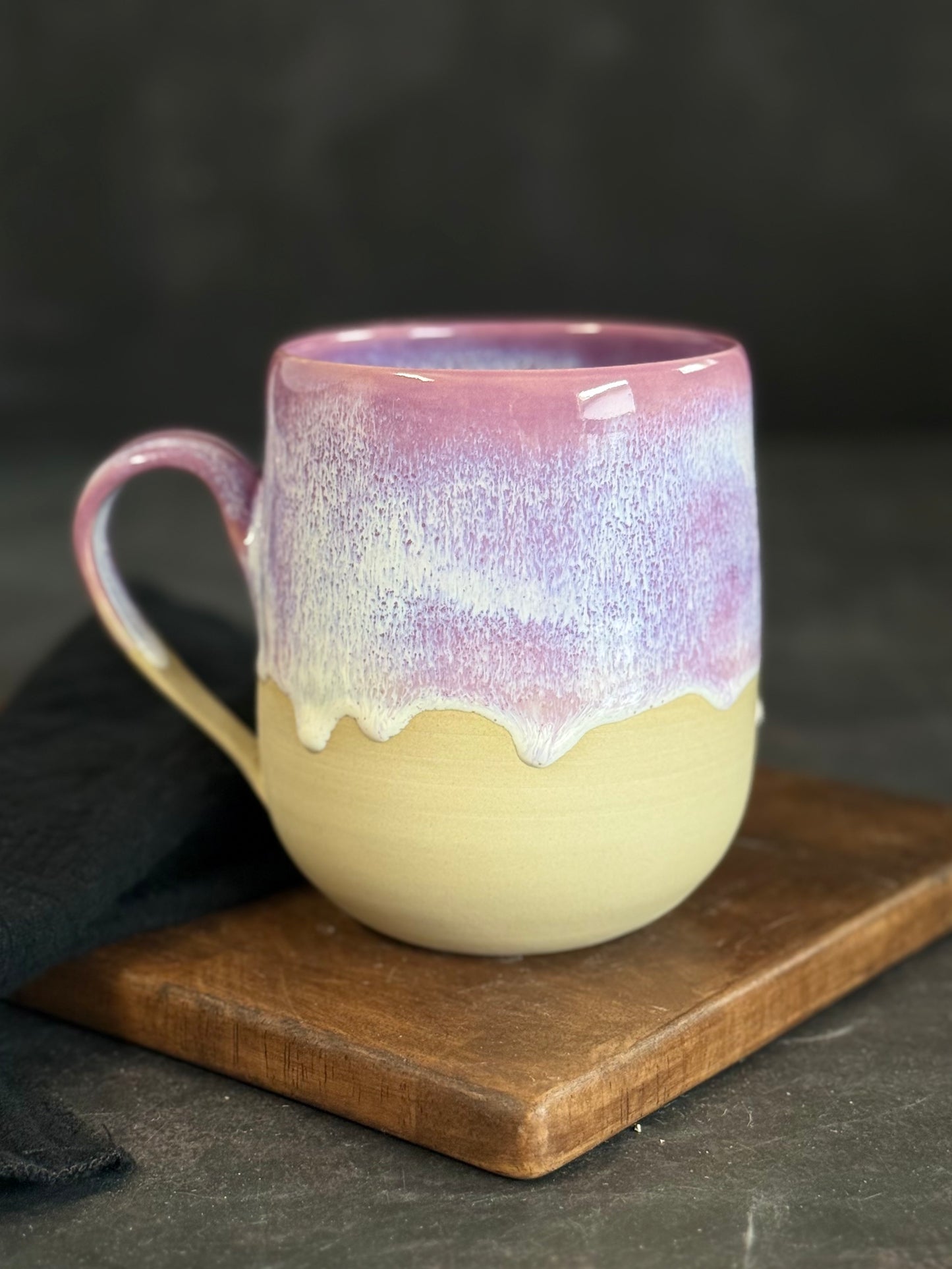 Tasse in Lila Waves, 450ml, #186
