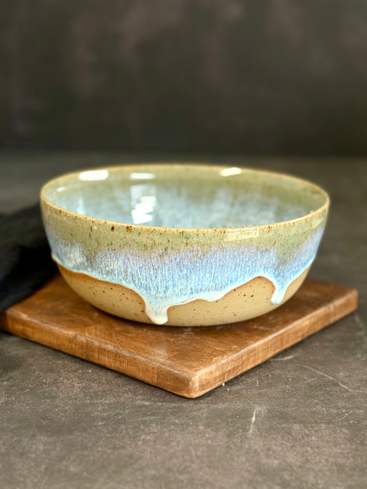 Bowl/ Pastaschale in "Waves" Spots, 17,5cm, #197