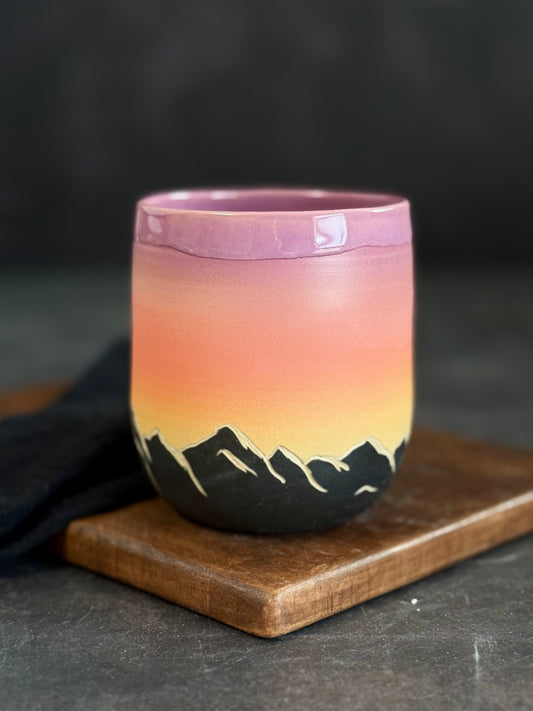 Becher "Mountain Sunset", 380ml, #210
