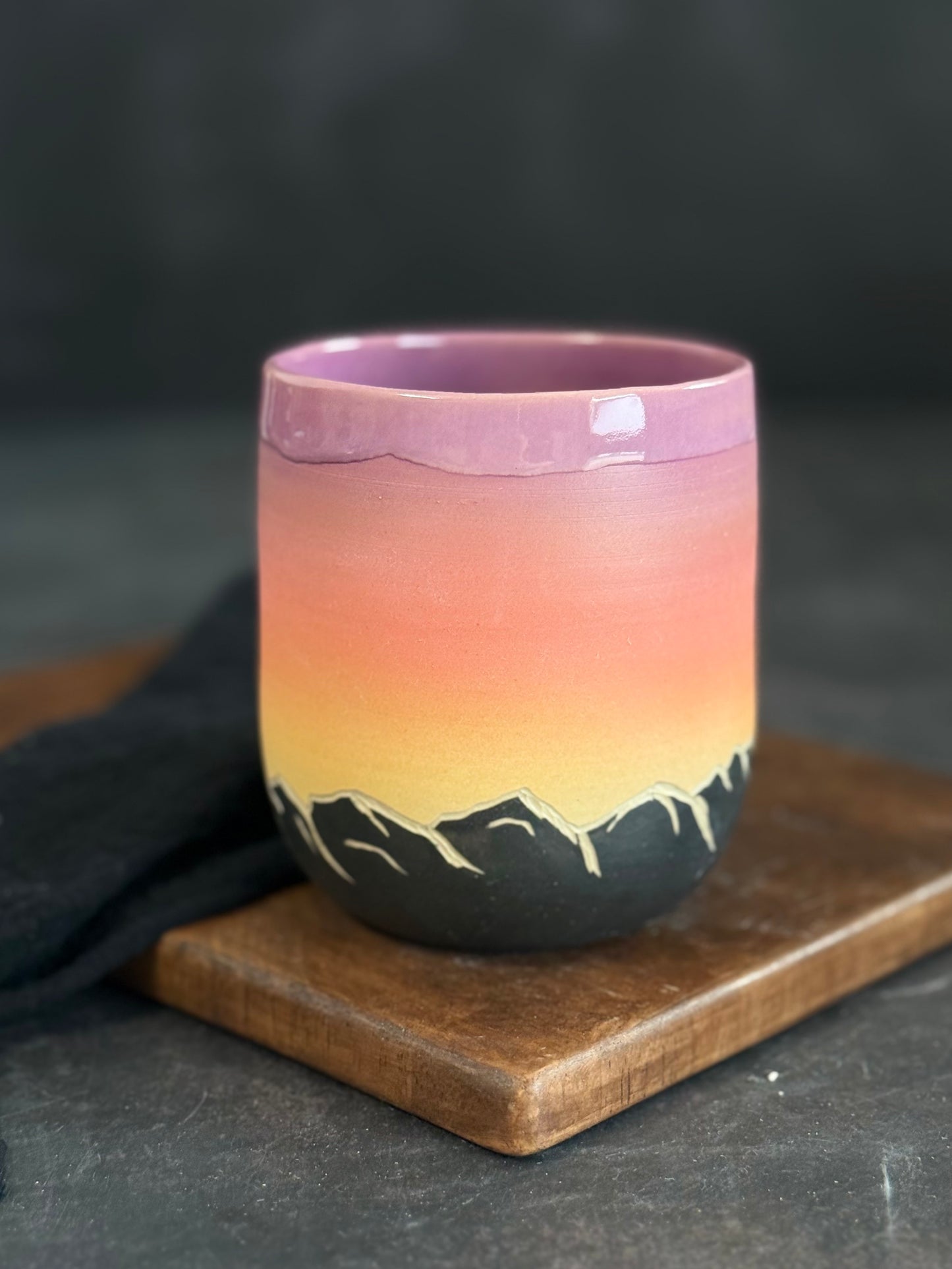 Becher "Mountain Sunset", 380ml, #210