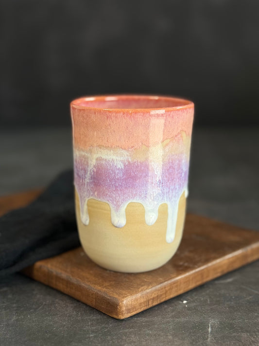 Lattebecher in " Sunset Waves", 380ml, #215 *
