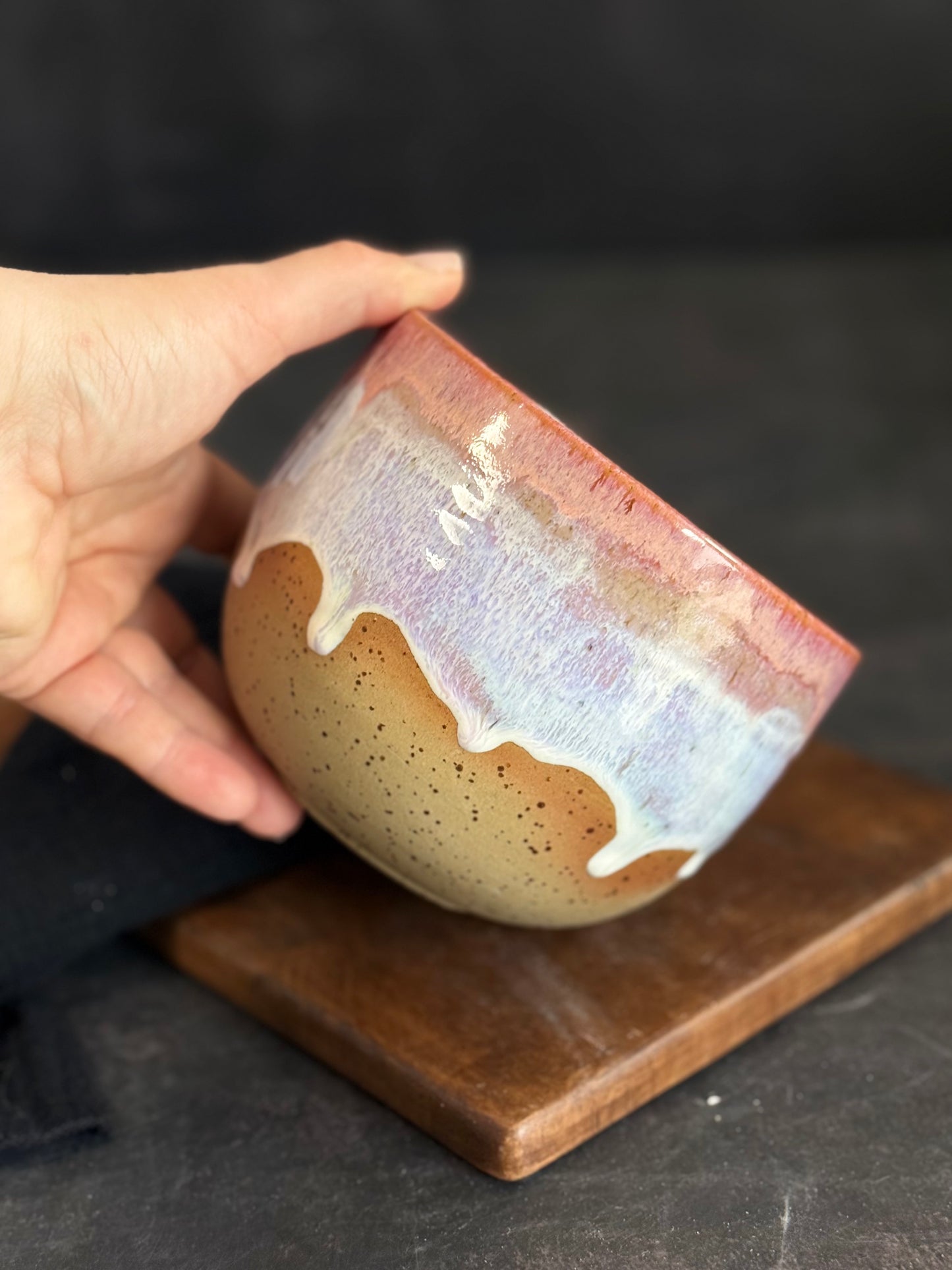 Bowl in "Sunset Waves", 800ml, #216