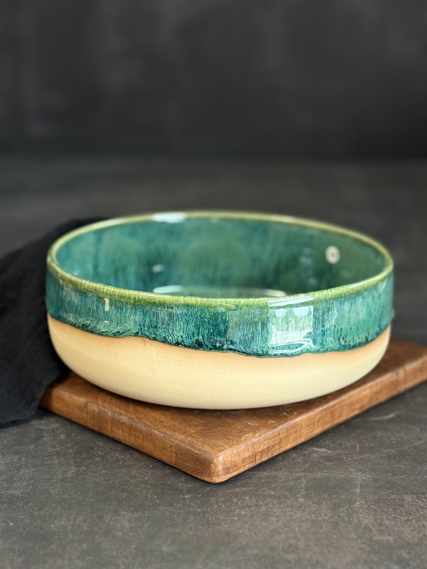Bowl/ Pastaschale in "Green Meadows", 17cm, #228