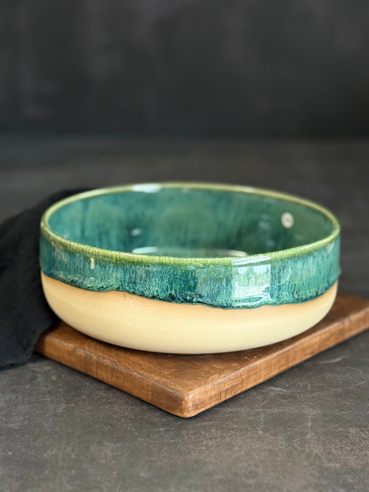 Bowl/ Pastaschale in "Green Meadows", 17cm, #228