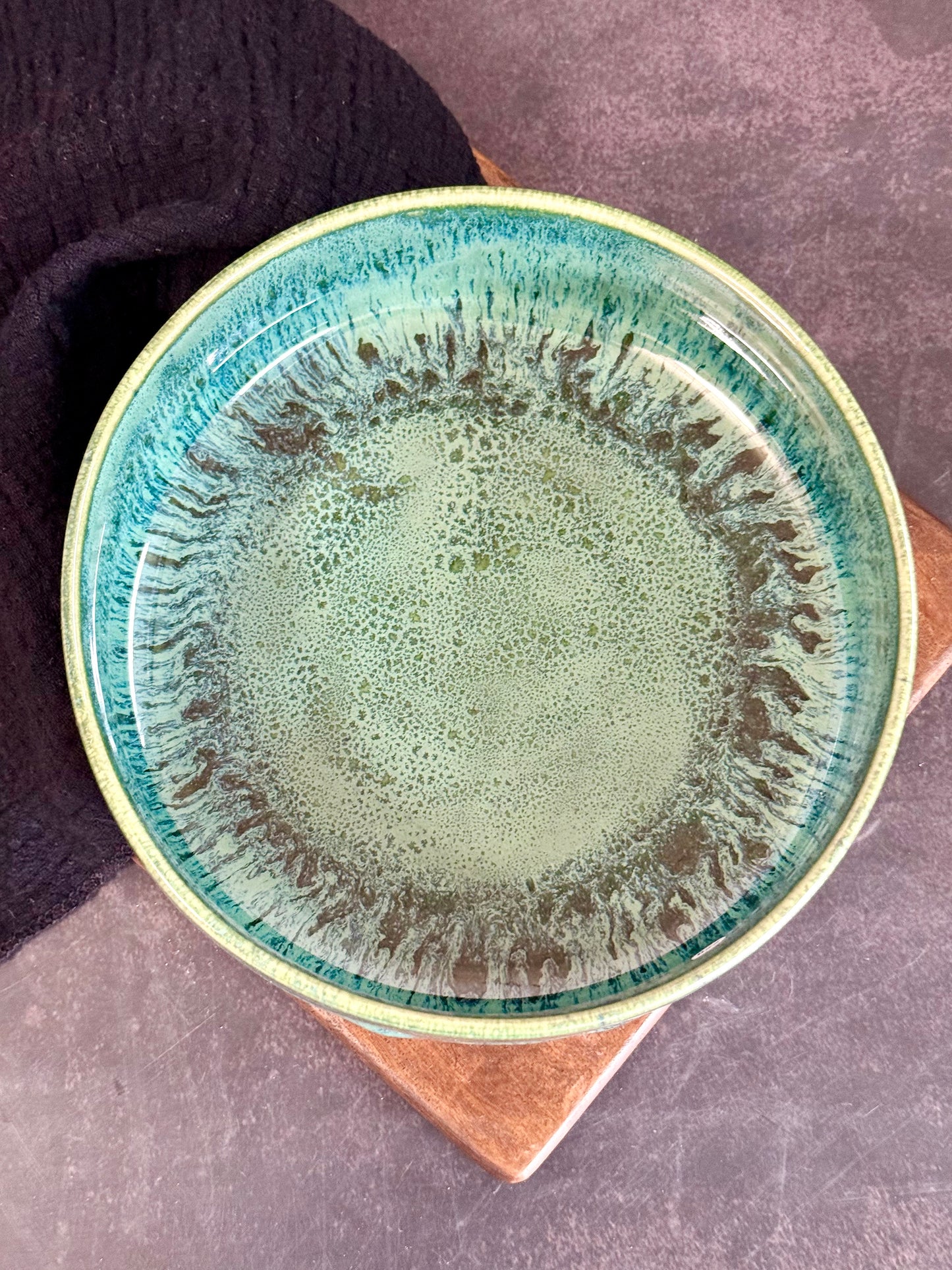Bowl/ Pastaschale in "Green Meadows", 17cm, #228