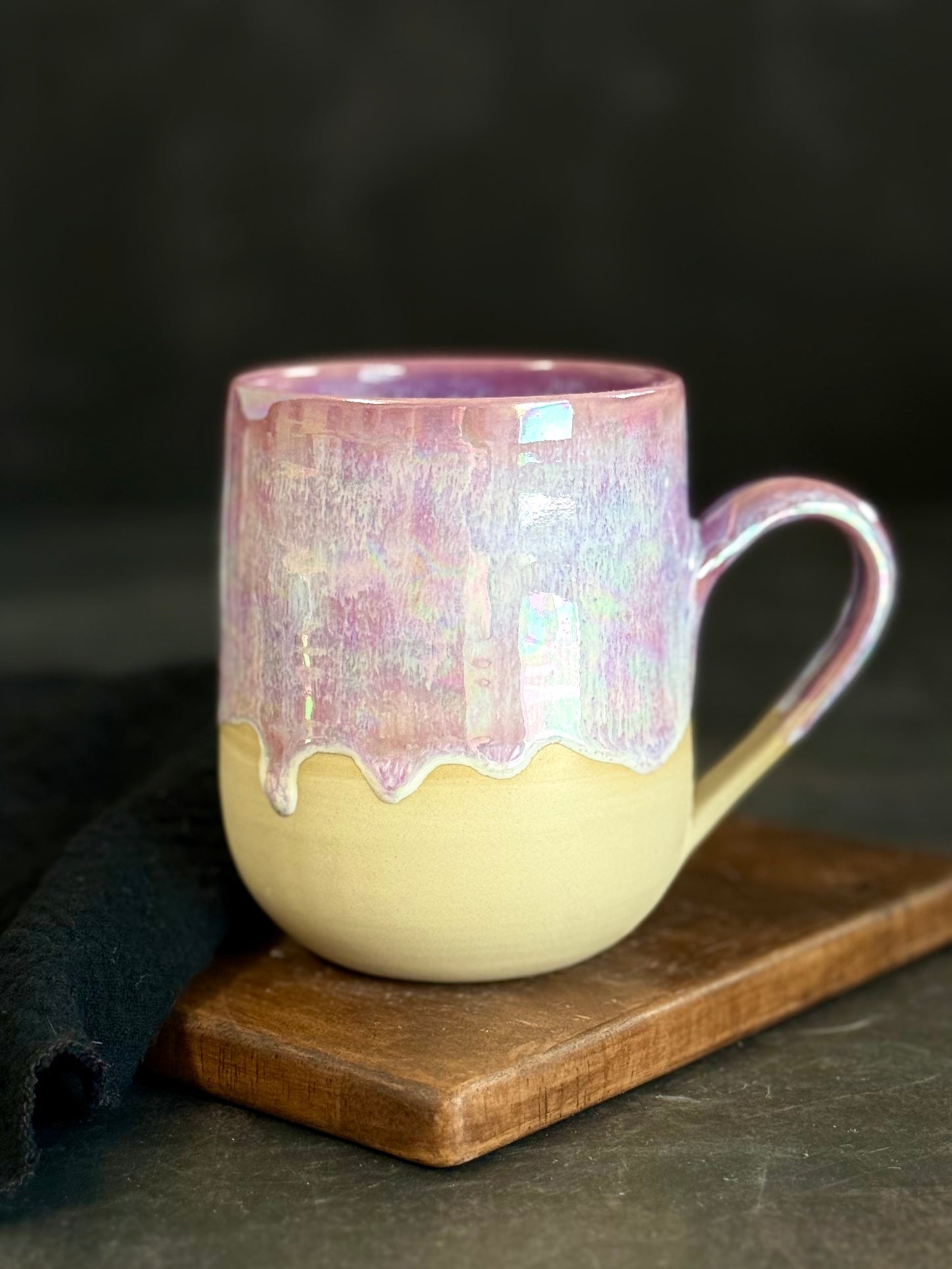 Tasse in "Lila Regenbogen" mit iriserenden Effekt, 450ml, #245