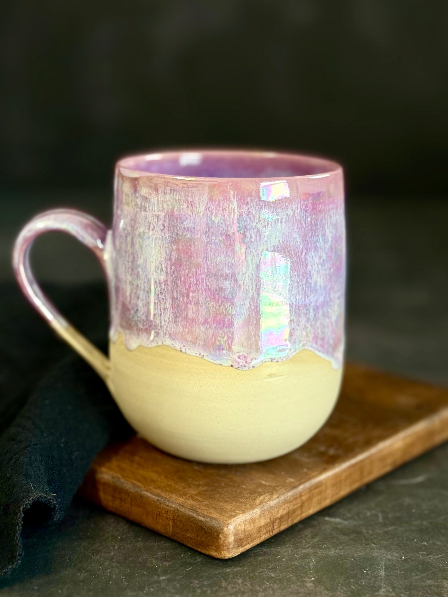 Tasse in "Lila Regenbogen" mit iriserenden Effekt, 450ml, #245