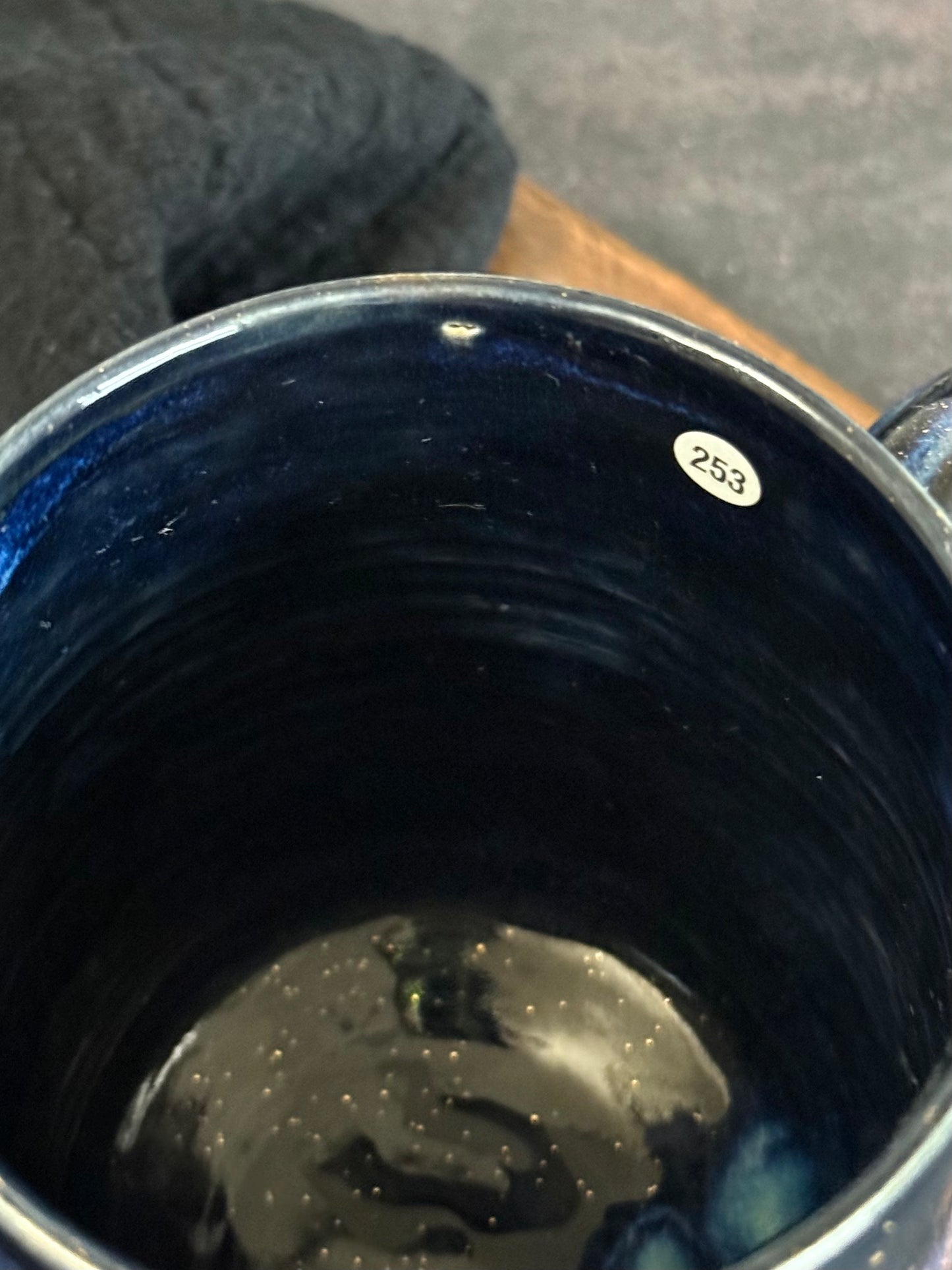 Tasse Galaxy mit Echtgold. 450ml, #253,*Reduziert