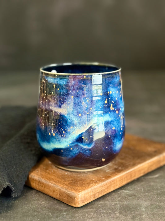 Becher Galaxy mit Echtgold, 400ml, #257