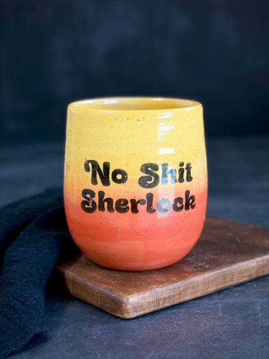 Sherlock Becher mit Echtgold Sprenkel, 420ml, #261