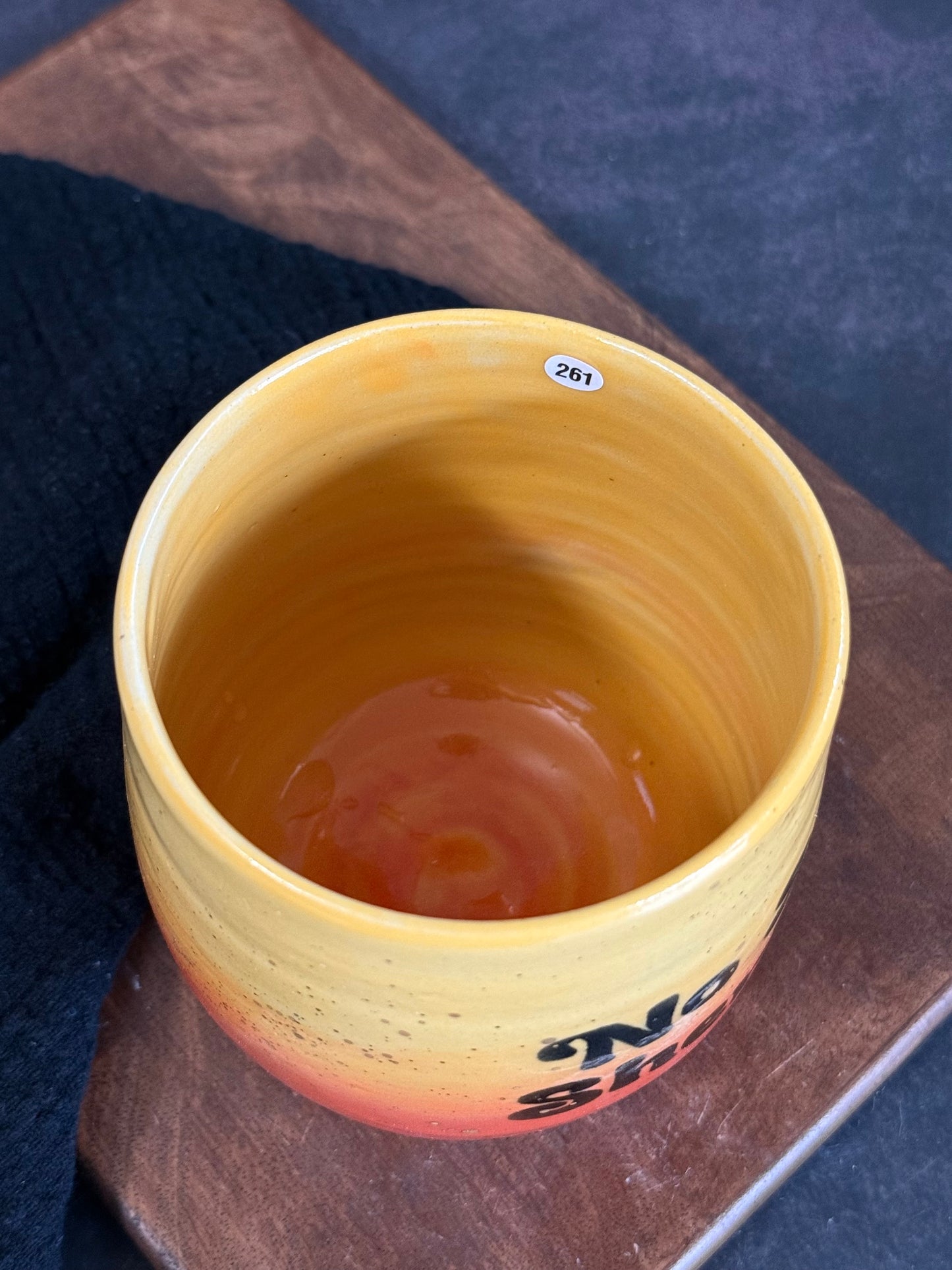 Sherlock Becher mit Echtgold Sprenkel, 420ml, #261