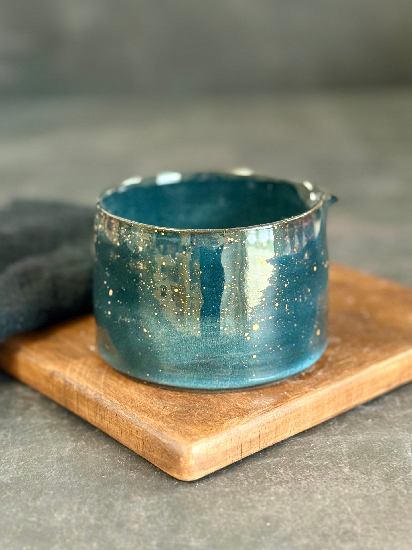 Matcha Schale "Stardust" mit Echtgold, 250ml, #262